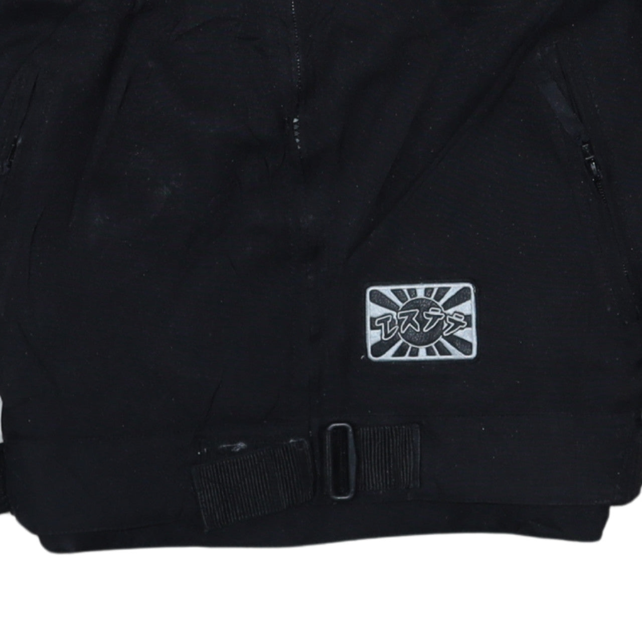 BLH Men's Black Motorcycle Jacket L Windproof Racing Style