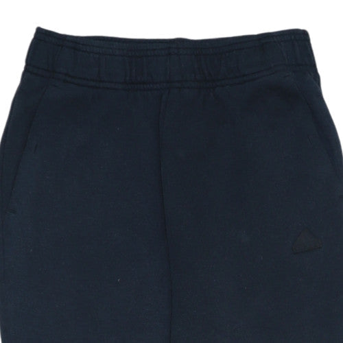 Adidas Boys Navy Blue Jogger Sweatpants 11 Years Elastic Waist Pull-On