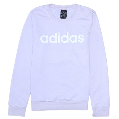 Adidas Women’s Purple Crew Neck Sweatshirt Size S Relaxed Fit