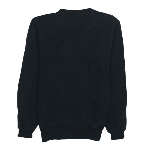 Ellesse Womens Black UK 8 Pullover Sweatshirt Logo Print