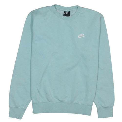Nike Women’s Mint Green Small Pullover Sweatshirt Cotton Blend