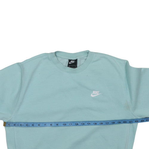 Nike Women’s Mint Green Small Pullover Sweatshirt Cotton Blend