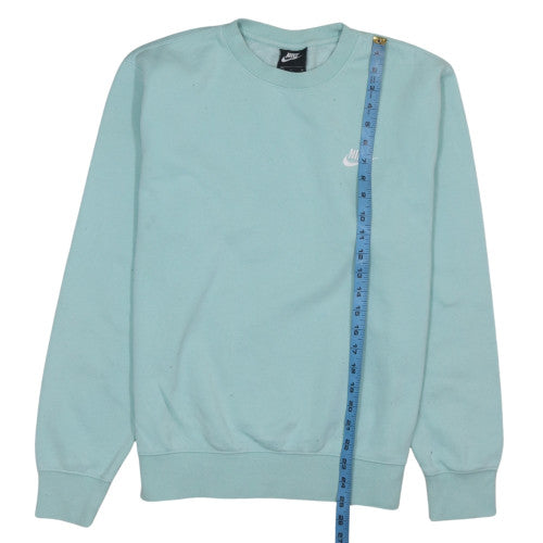 Nike Women’s Mint Green Small Pullover Sweatshirt Cotton Blend