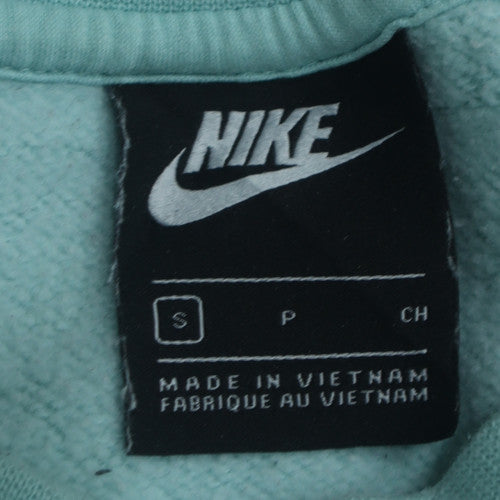 Nike Women’s Mint Green Small Pullover Sweatshirt Cotton Blend
