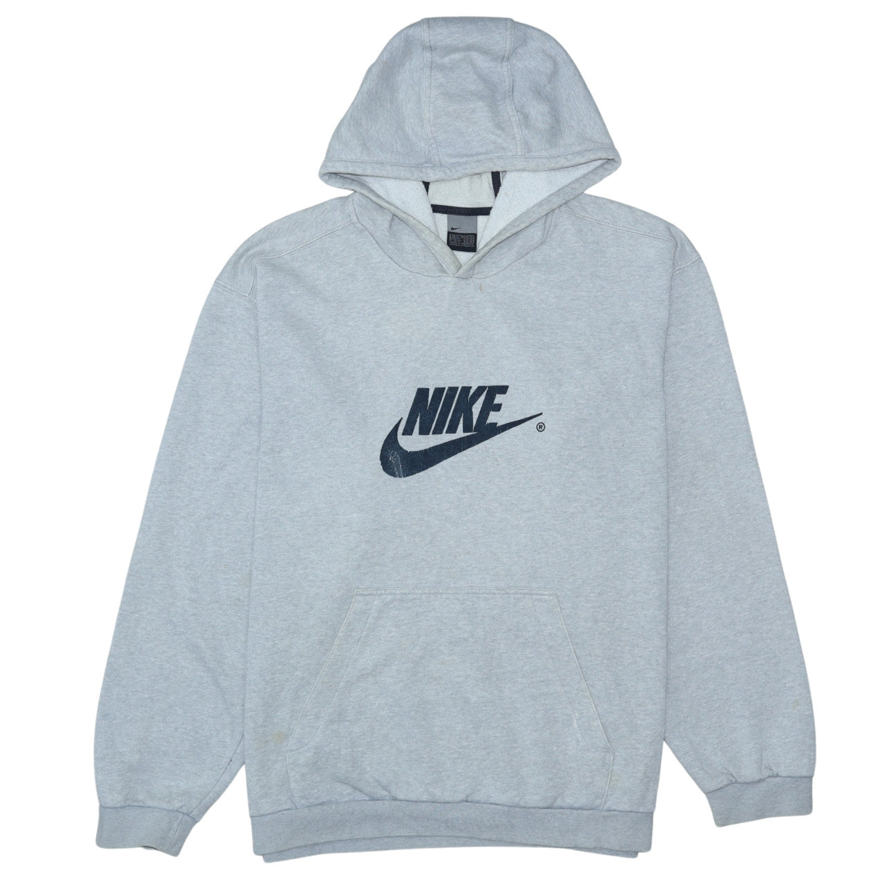 Nike Men’s Grey XL Pullover Hoodie Fleece Logo Sportswear
