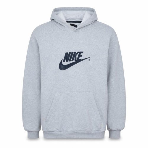 Nike Men’s Grey XL Pullover Hoodie Fleece Logo Sportswear