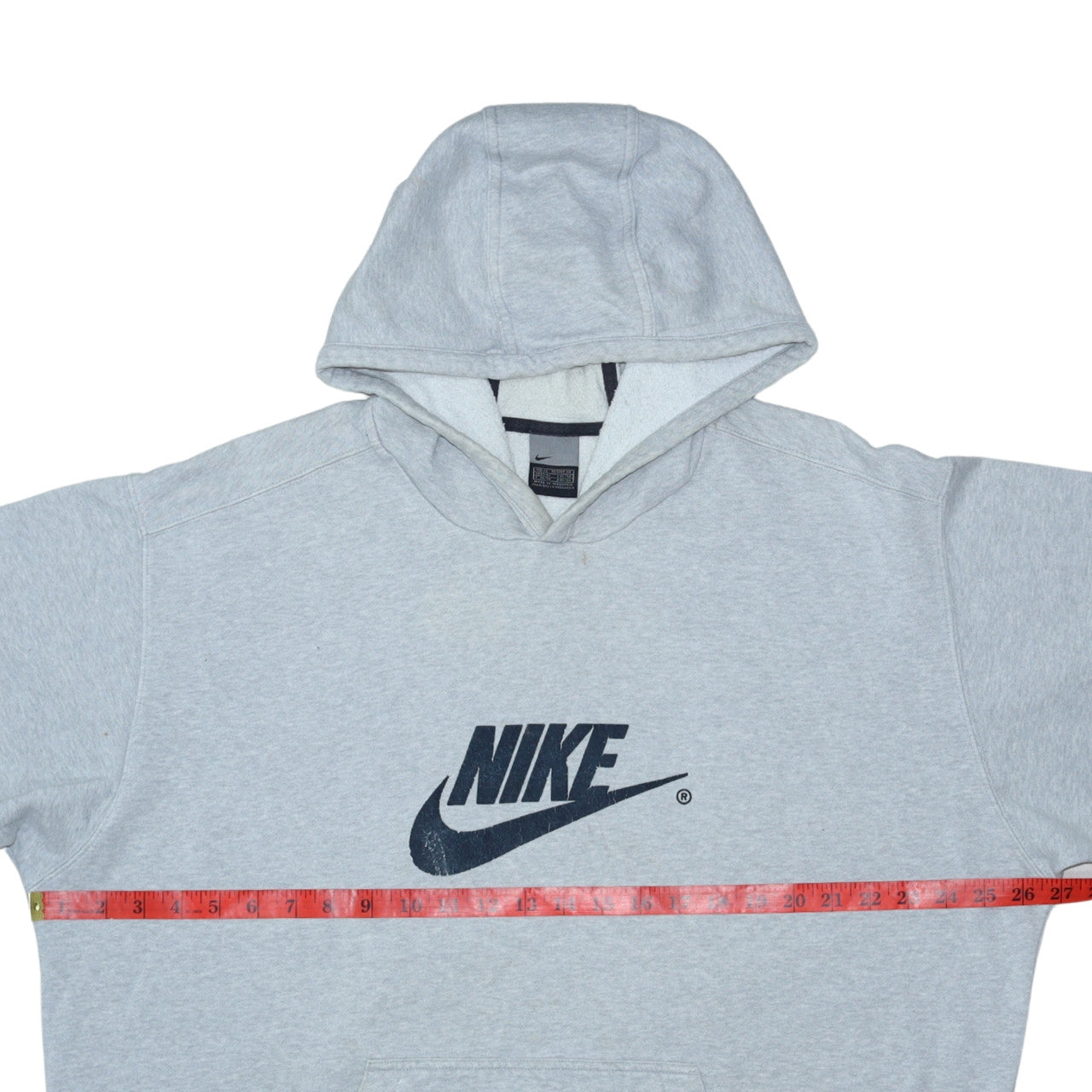 Nike Men’s Grey XL Pullover Hoodie Fleece Logo Sportswear