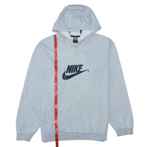 Nike Men’s Grey XL Pullover Hoodie Fleece Logo Sportswear