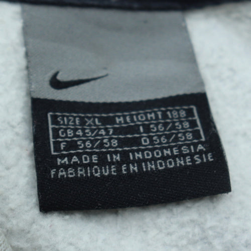 Nike Men’s Grey XL Pullover Hoodie Fleece Logo Sportswear
