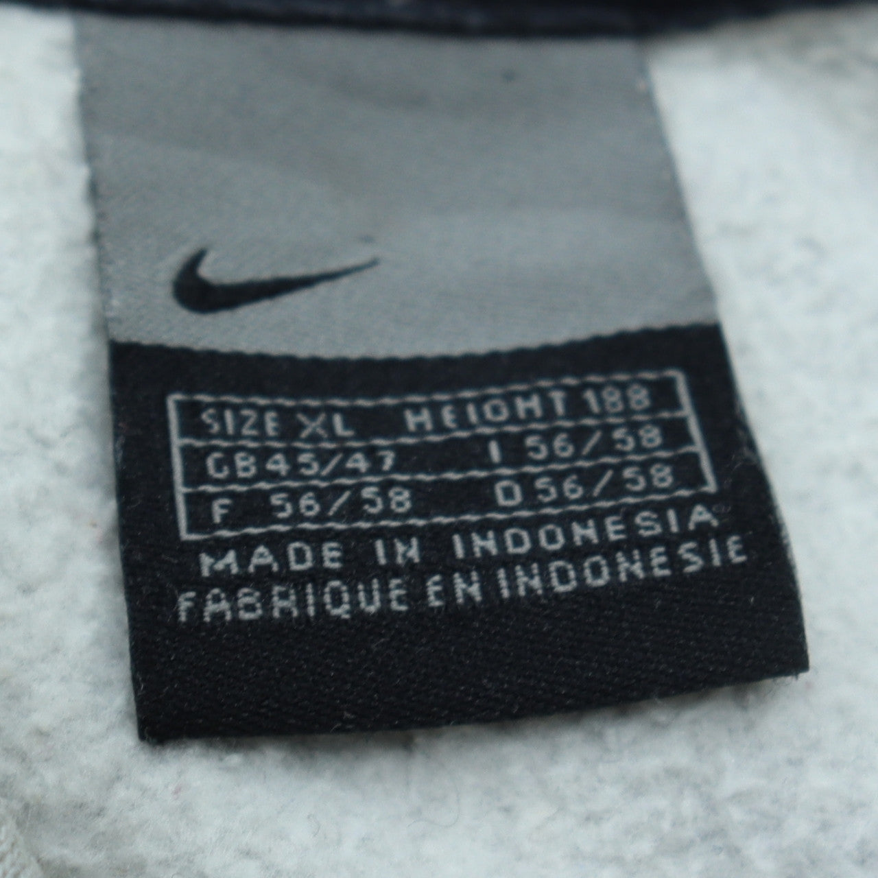 Nike Men’s Grey XL Pullover Hoodie Fleece Logo Sportswear