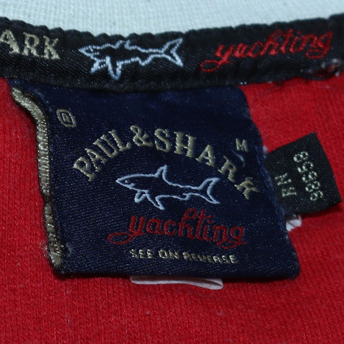 Paul & Shark Men's White Embroidered Nautical Pullover Sweatshirt M