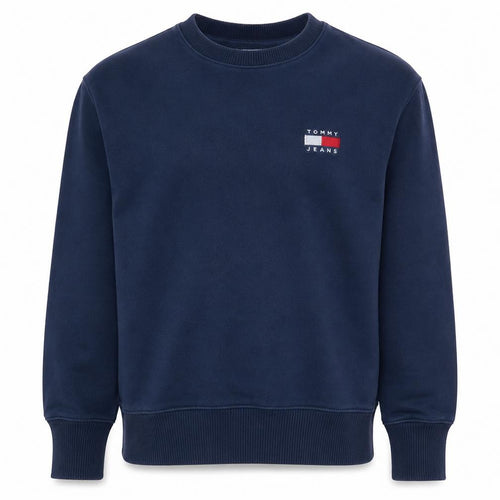 Tommy Jeans Men's Blue XS Crew Neck Cotton Sweatshirt