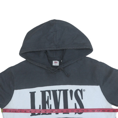 Levi's Men's Black Pullover Hoodie M Regular Fit Graphic Logo