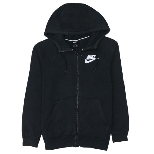 Nike Men's Black Full Zip Hoodie Size S Cotton Blend