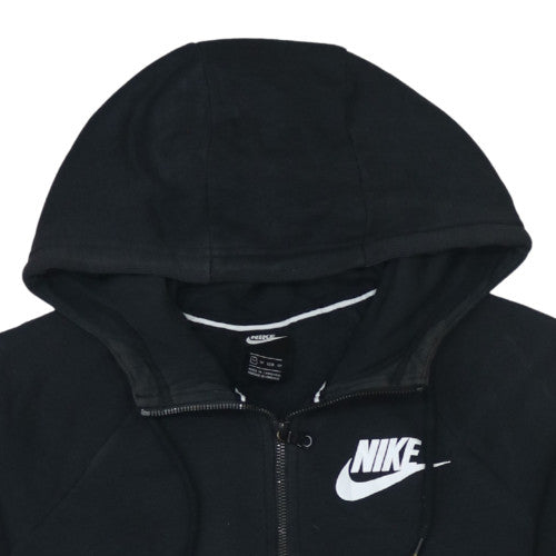 Nike Men's Black Full Zip Hoodie Size S Cotton Blend