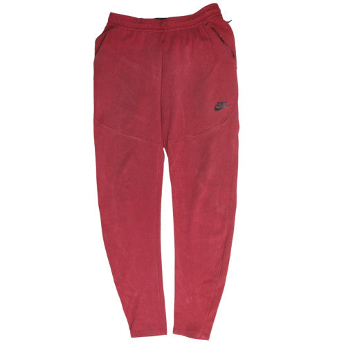 Nike Men's Red Fleece Jogger Trousers Size S Regular Fit