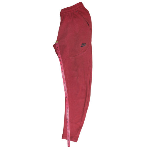 Nike Men's Red Fleece Jogger Trousers Size S Regular Fit