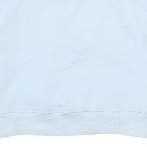 Fila Women's White Crew Neck Pullover Sweatshirt Size 10 Cotton Blend