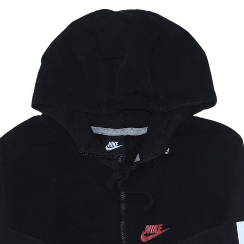 Nike Men's Black Full Zip Hoodie Small Sports Fleece Sweatshirt