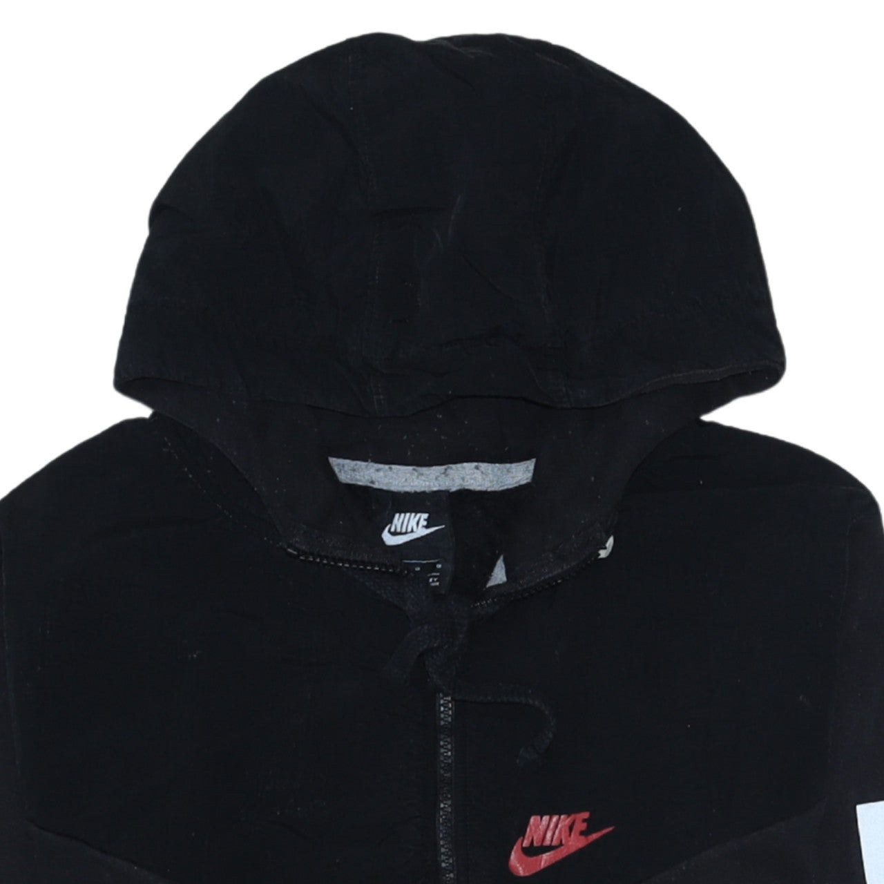 Nike Men's Black Full Zip Hoodie Small Sports Fleece Sweatshirt