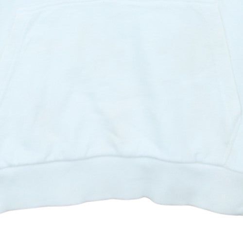 Fila Men's White Small Pullover Hoodie Logo Sweatshirt