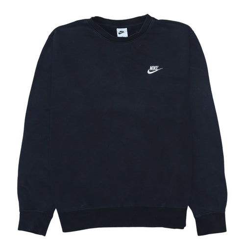Nike Mens Black L Crew Neck Pullover Sweatshirt
