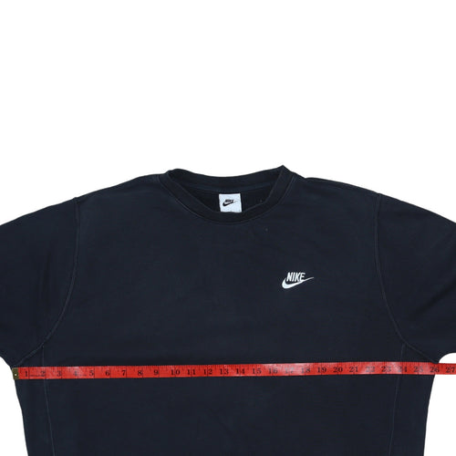Nike Mens Black L Crew Neck Pullover Sweatshirt