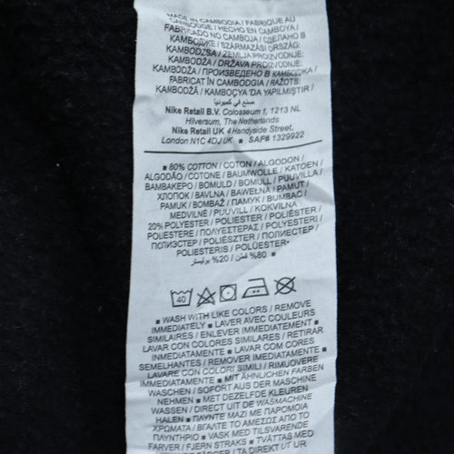 Nike Mens Black L Crew Neck Pullover Sweatshirt
