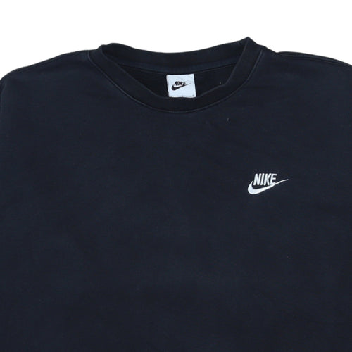 Nike Mens Black L Crew Neck Pullover Sweatshirt