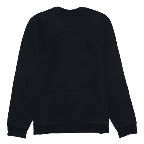 Reebok Mens Black Pullover Sweatshirt M Crew Neck Fleece