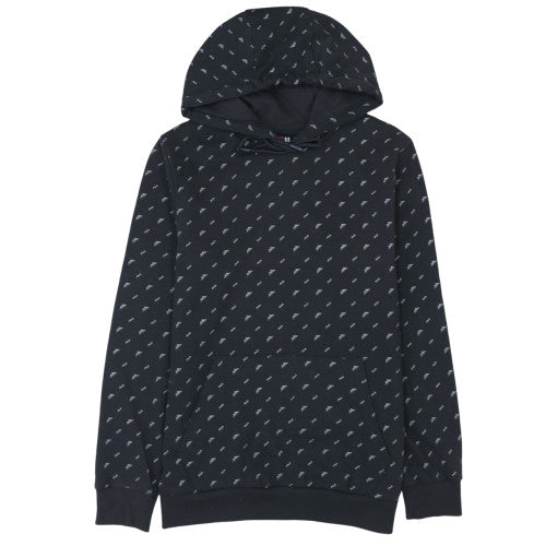 Fila Men's Black XS Pullover Hoodie with Logo Print