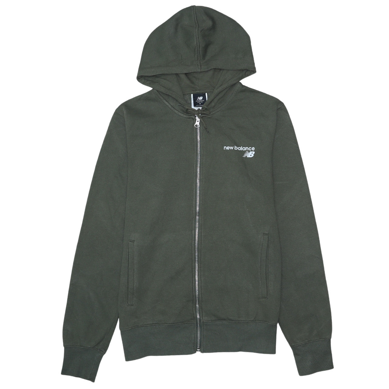 New Balance Men’s Green Full Zip Hoodie M Sports Fleece