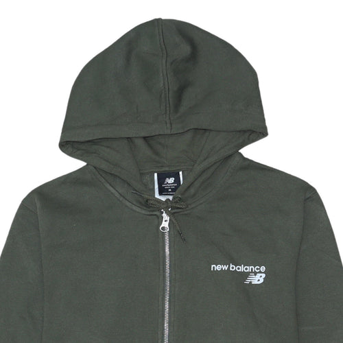 New Balance Men’s Green Full Zip Hoodie M Sports Fleece