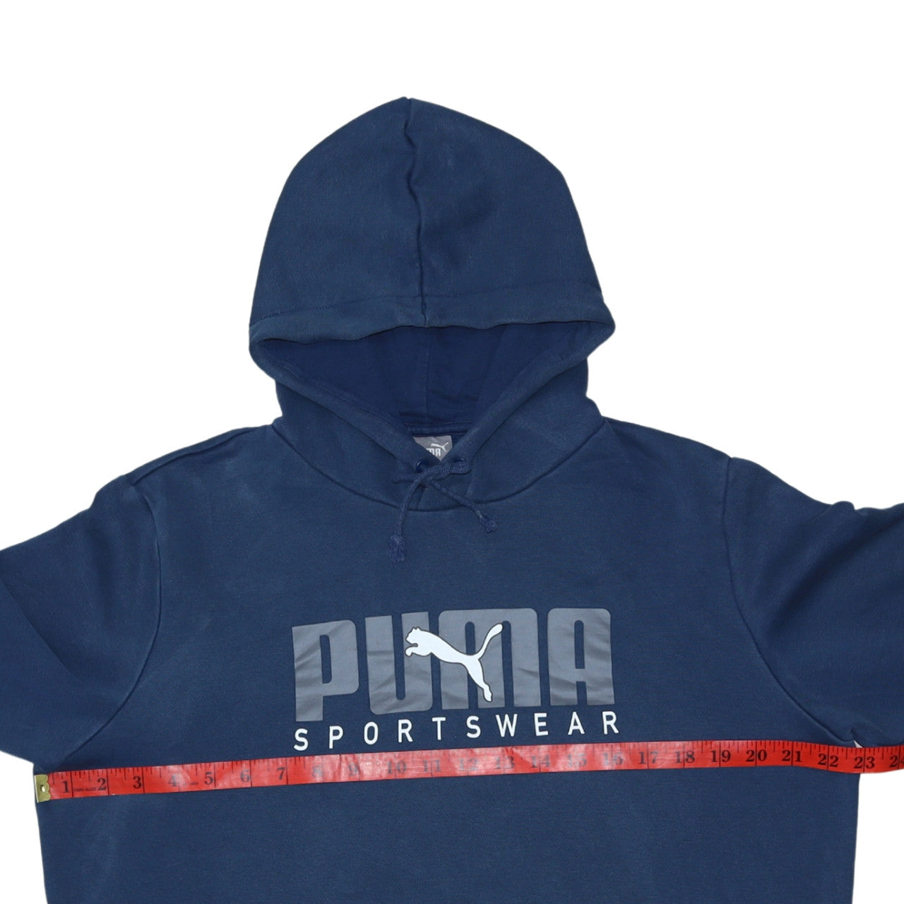 Puma Mens Blue Pullover Hoodie Sportswear M Hooded Sweatshirt