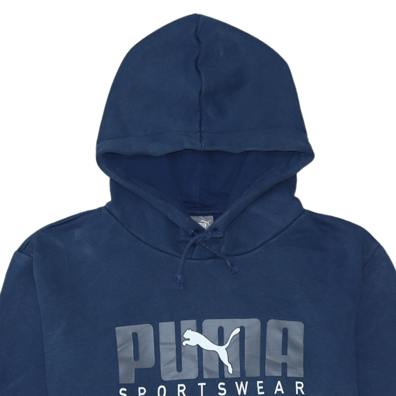 Puma Mens Blue Pullover Hoodie Sportswear M Hooded Sweatshirt