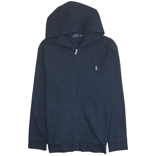 Ralph Lauren Men’s Blue Full Zip Hoodie XL Cotton Blend