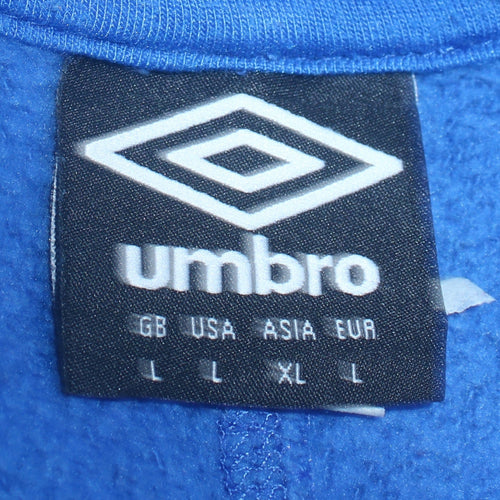 Umbro Men’s Blue Wrexham AFC Graphic Pullover Sweatshirt Size L