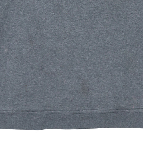 Nike Men’s Grey Pullover Sweatshirt L Logo Crew Neck Sports