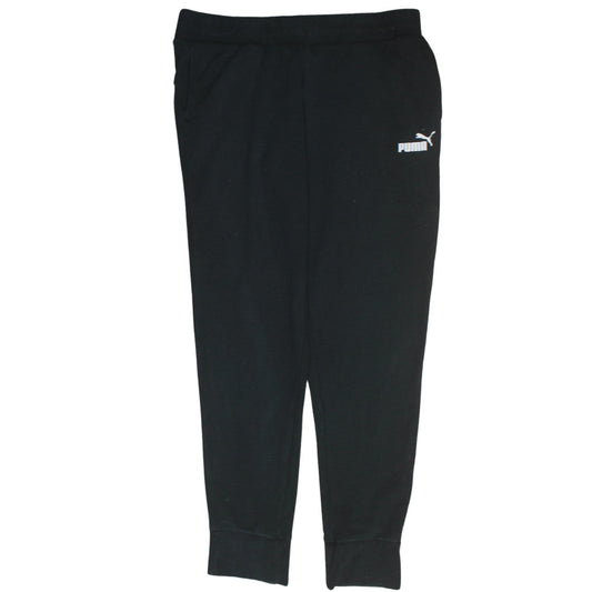 Puma Men's Black Jogger Sweatpants L Regular Fit Casual Sportswear