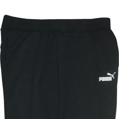 Puma Men's Black Jogger Sweatpants L Regular Fit Casual Sportswear