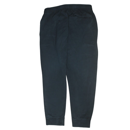 Nike Men Black Jogger Trousers L Fleece Elastic Waist Comfort