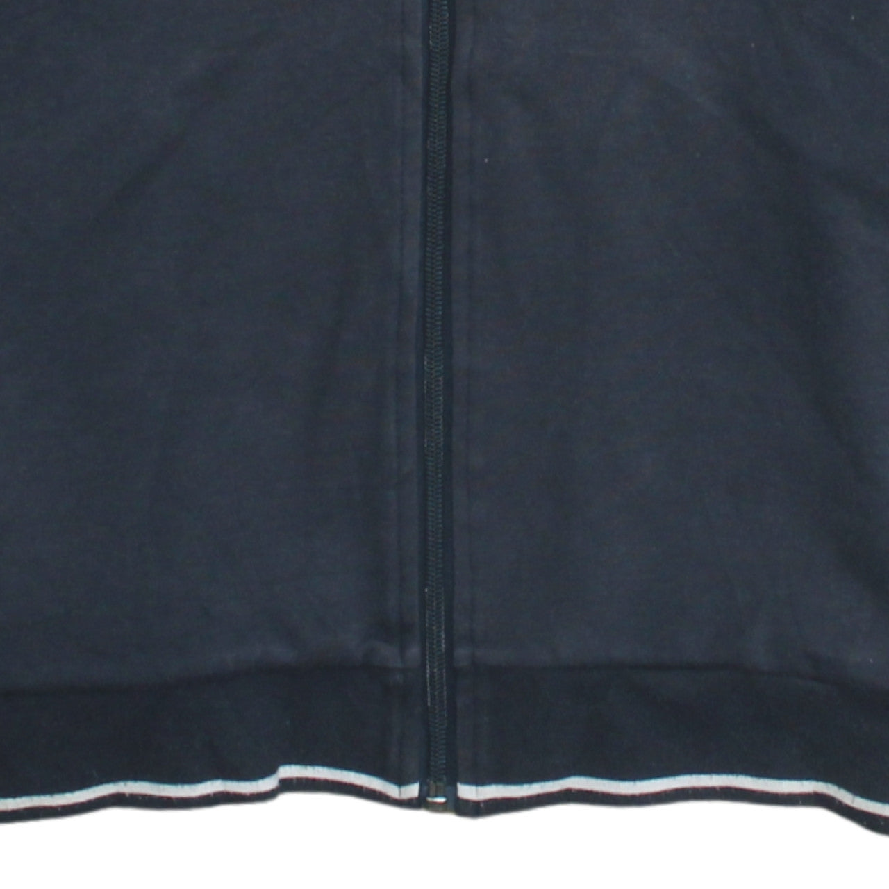 BOSS Men's Blue Full Zip Cotton Sweatshirt L Regular Fit