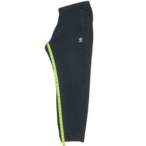 Adidas Mens Black XL Sweatpants Tapered Fit Casual Trousers