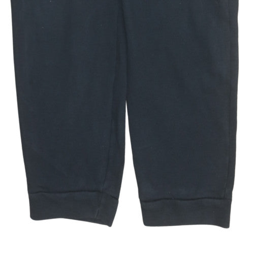 Adidas Mens Black XL Sweatpants Tapered Fit Casual Trousers