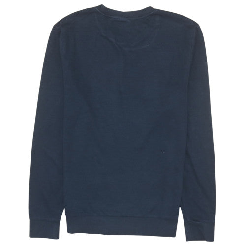 Hugo Boss Men's Blue Logo Crew Neck Sweatshirt Size L
