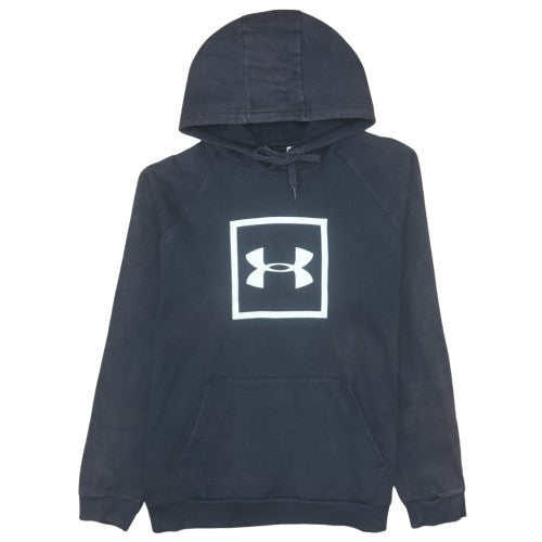 Under Armour Men's Black XL Pullover Hoodie with Logo Print
