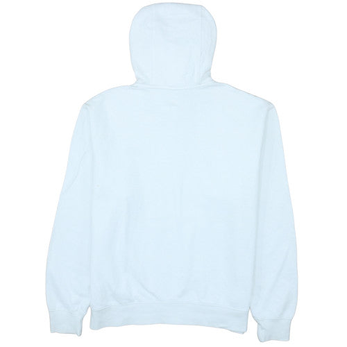 Nike Men's White Pullover Hoodie M Logo Sports Fleece
