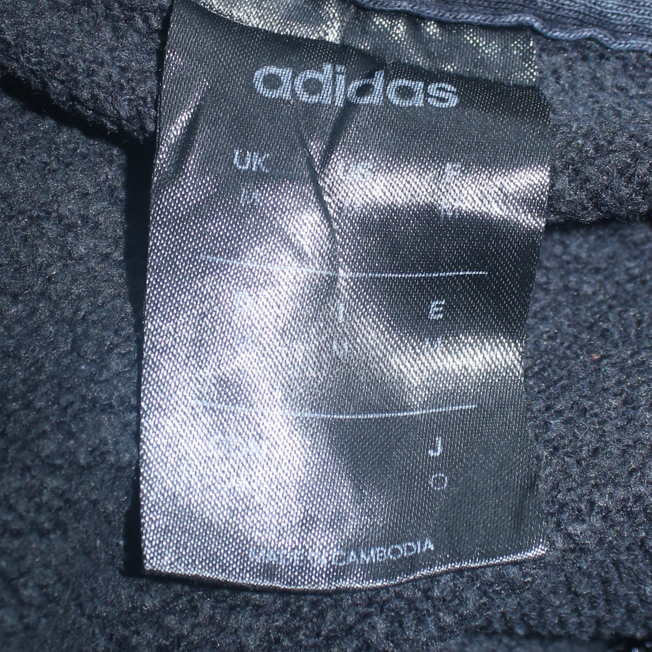 Adidas Men's Black Full Zip Hoodie Size M Sports Style