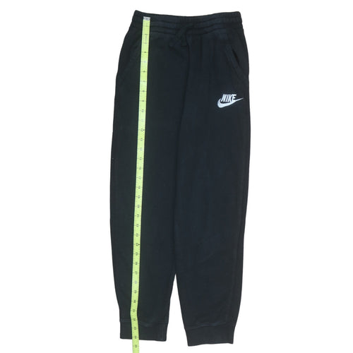 Nike Boys Black Jogger Sweatpants 147-158cm Cotton Blend Elastic Waist