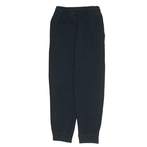 Nike Boys Black Jogger Sweatpants 147-158cm Cotton Blend Elastic Waist